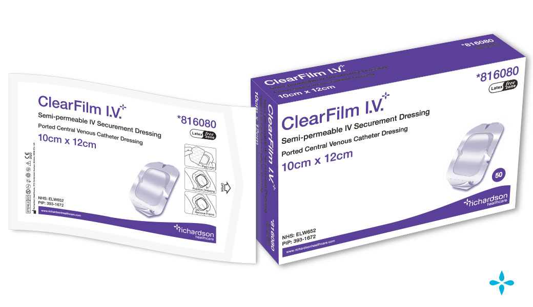 ClearFilm-IV - Bordered Central Venous Catheter Dressing