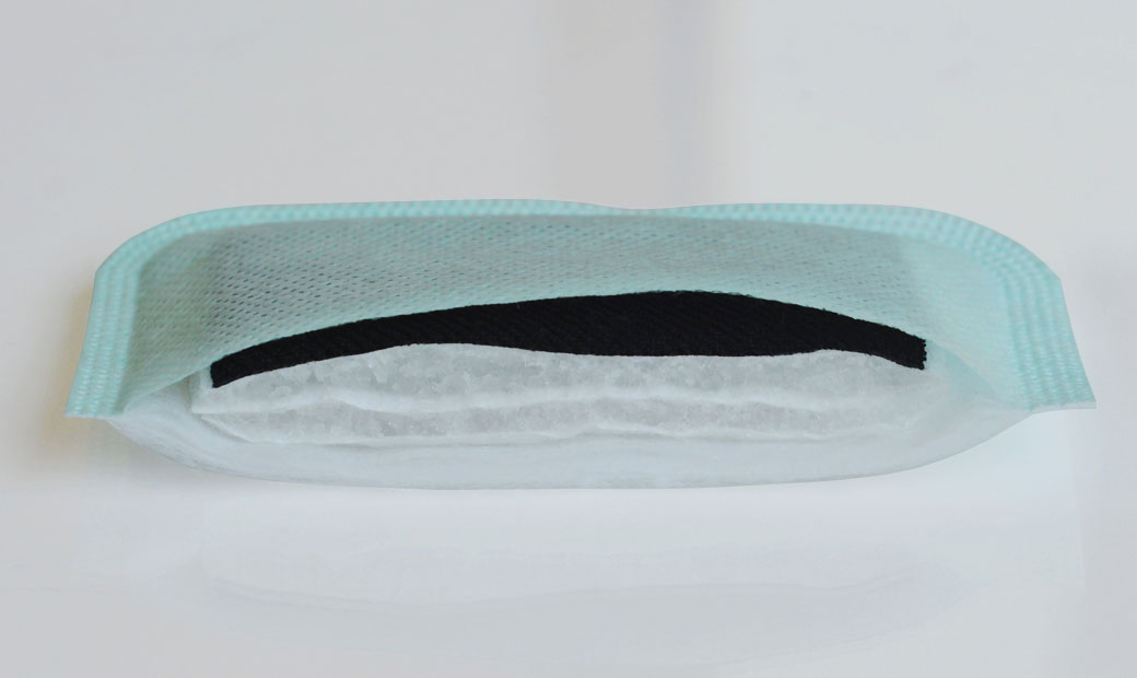 C-Sorb-Carbon C-Sorb both dressings with white and blue backing